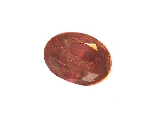 Alexandrite naturelle du Brésil, vert-brun, taille ovale